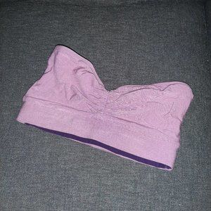 ENCIRCLED Reversible Bandeau Bra Purple/Ginger